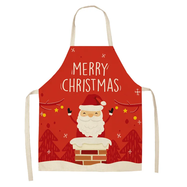Christmas Deer Red Printed Cleaning Aprons Cooking Kitchen Apron Cooking Linen Bibs Waist Baking Barista 68*55cm Cleaning Tools
Christmas Deer Red Printed Cleaning Aprons Cooking Kitchen Apron Cooking Linen Bibs Waist Baking Barista 68*55cm Cleaning Tools