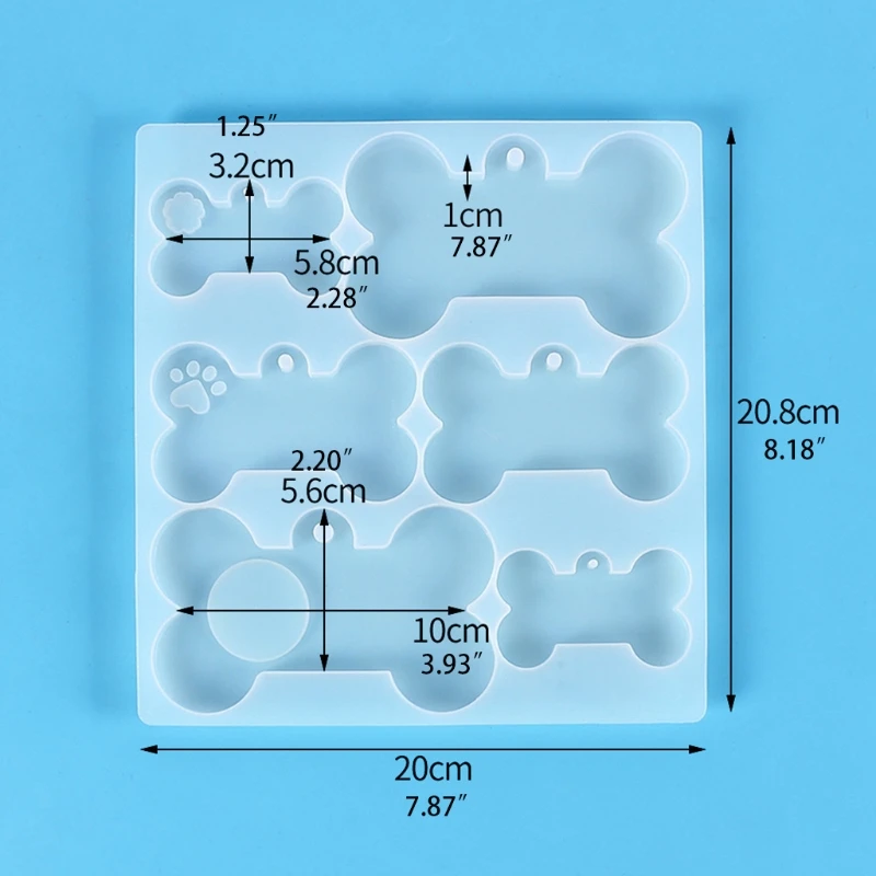 Dog Bone Tag Epoxy Resin Mold Keychain Pet Hanging Sign DIY Craft Silicone Mould N0HE
Dog Bone Tag Epoxy Resin Mold Keychain Pet Hanging Sign DIY Craft Silicone Mould N0HE