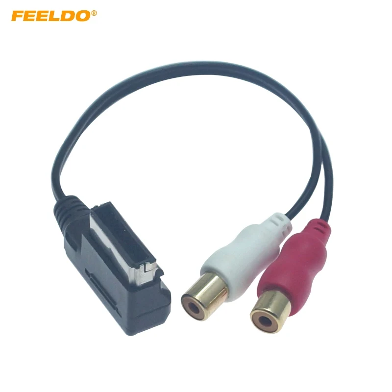 FEELDO Car Audio Music MDI/AMI Interface To 2-RCA Female AUX Cable For Audi Volkswagen Skoda Wire Aux Adapter #HQ6213
FEELDO Car Audio Music MDI/AMI Interface To 2-RCA Female AUX Cable For Audi Volkswagen Skoda Wire Aux Adapter #HQ6213