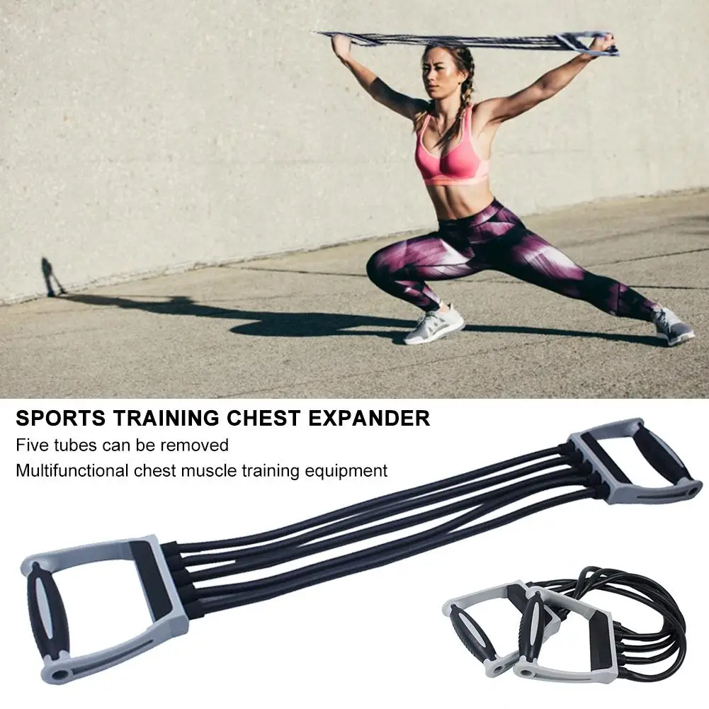 Chest Expander Five-tube Detachable Multifunctional Chest Muscle Exercise Training Equipment Accessories For Home Gym
Chest Expander Five-tube Detachable Multifunctional Chest Muscle Exercise Training Equipment Accessories For Home Gym