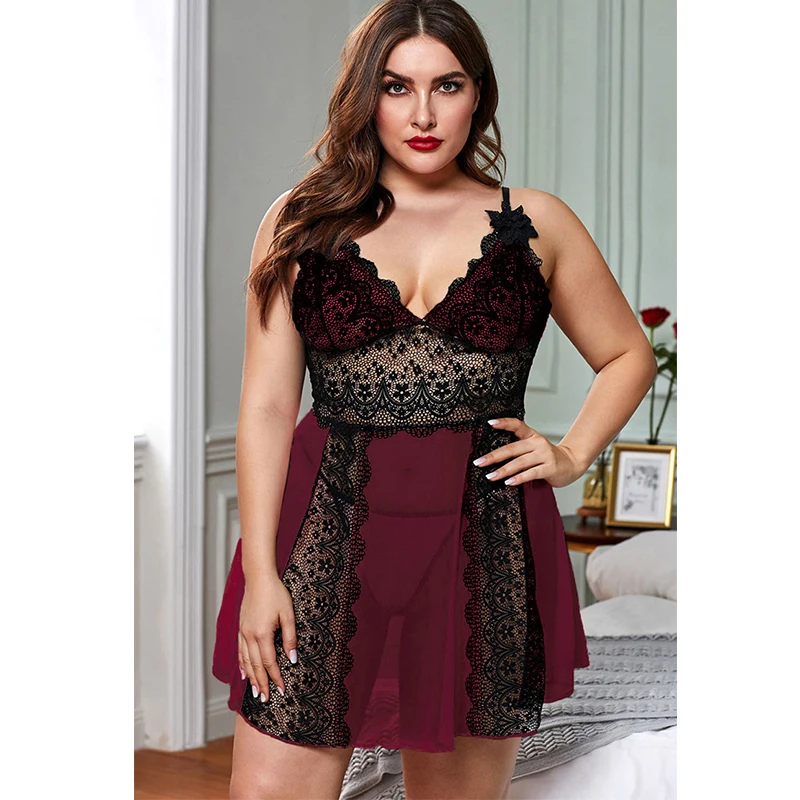 Women V-Neck Lace Mesh Stitching Nightdress Oversize See Through Backless Embroidery Loose Sleepwear Lady Sexy Casual Homewear
Women V-Neck Lace Mesh Stitching Nightdress Oversize See Through Backless Embroidery Loose Sleepwear Lady Sexy Casual Homewear