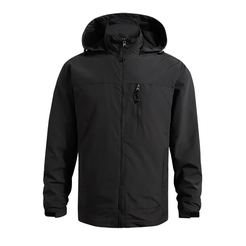 

Men's Coat DetacHable Hat 2021 New Autumn Coat Men's Trend Mountaineering Assault Windbreaker Outdoor Sports Jacket Men's Wear