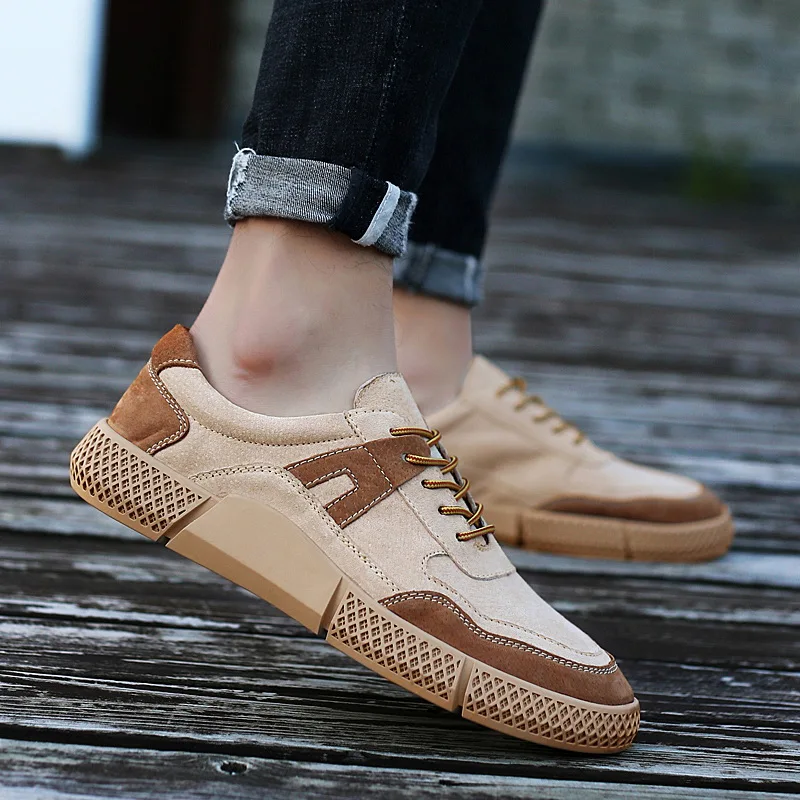 Leisure Shoes Spring Casual Shoes Sapato Masculino Leather Men Breathable Fashion Sneakers Zapatos Casuales Para Hombre
Leisure Shoes Spring Casual Shoes Sapato Masculino Leather Men Breathable Fashion Sneakers Zapatos Casuales Para Hombre