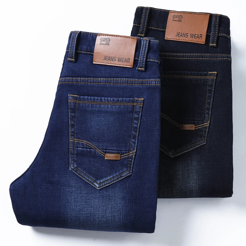 Men Winter Jeans 2020 Blue Fleece Warm Pants Plus Size Straight Full Length Pants Trousers Solid Color Fashion Casual Jeans Men
Men Winter Jeans 2020 Blue Fleece Warm Pants Plus Size Straight Full Length Pants Trousers Solid Color Fashion Casual Jeans Men
