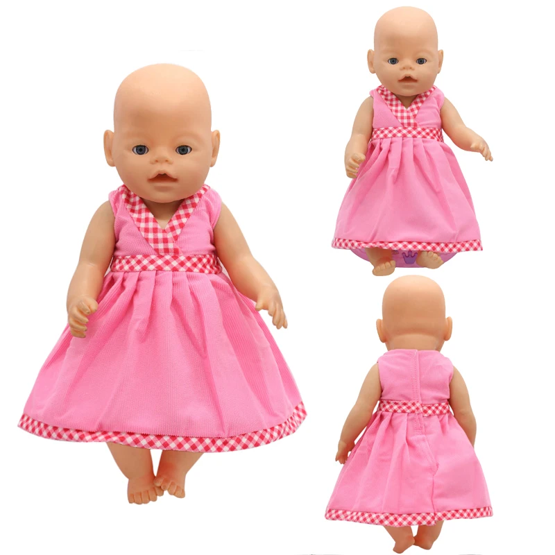 2021 New Cute Pink Dots Ribbon Bow Princess Dress Fit 18 Inch American&43cm Baby New Born Doll Clothes Accessories
2021 New Cute Pink Dots Ribbon Bow Princess Dress Fit 18 Inch American&43cm Baby New Born Doll Clothes Accessories