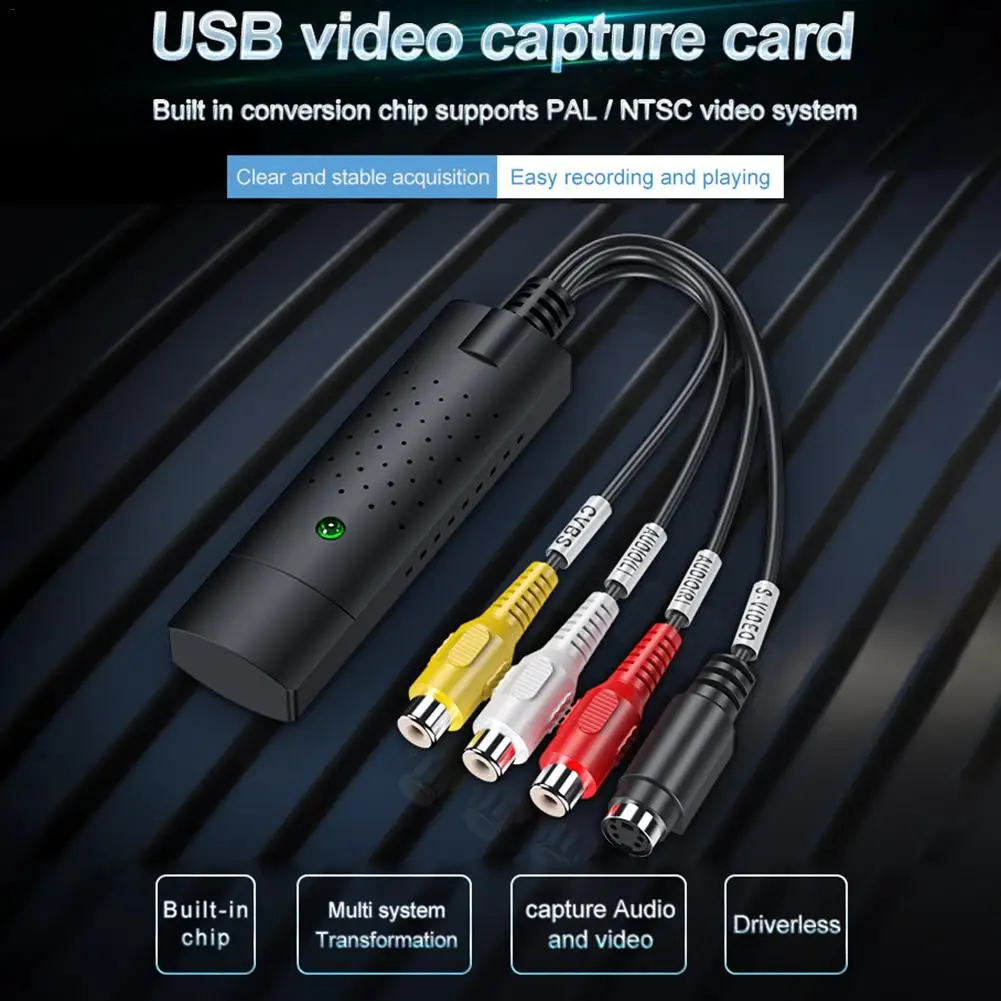 USB2.0 Video Capture Card High-speed Multifunctional Audio Grabber Box for Recording Monitoring Live Broadcast
USB2.0 Video Capture Card High-speed Multifunctional Audio Grabber Box for Recording Monitoring Live Broadcast
