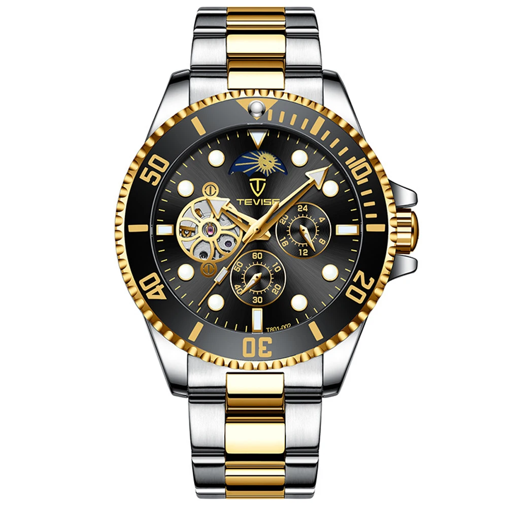 Часы мужские механические с автоподзаводом, из нержавеющей стали
Часы мужские механические с автоподзаводом, из нержавеющей стали