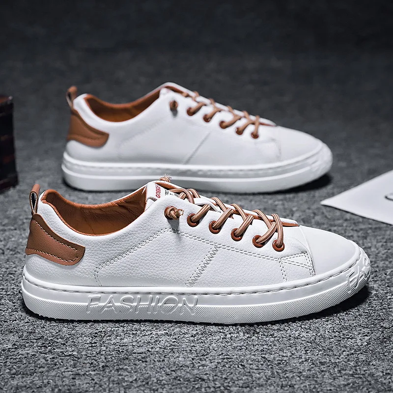 Summer Casual Leatherette Shoes Teenager Student Men's Autumn Shoes White Low Cut Spring and Autumn Sneakers Winter Leather Man
Summer Casual Leatherette Shoes Teenager Student Men's Autumn Shoes White Low Cut Spring and Autumn Sneakers Winter Leather Man