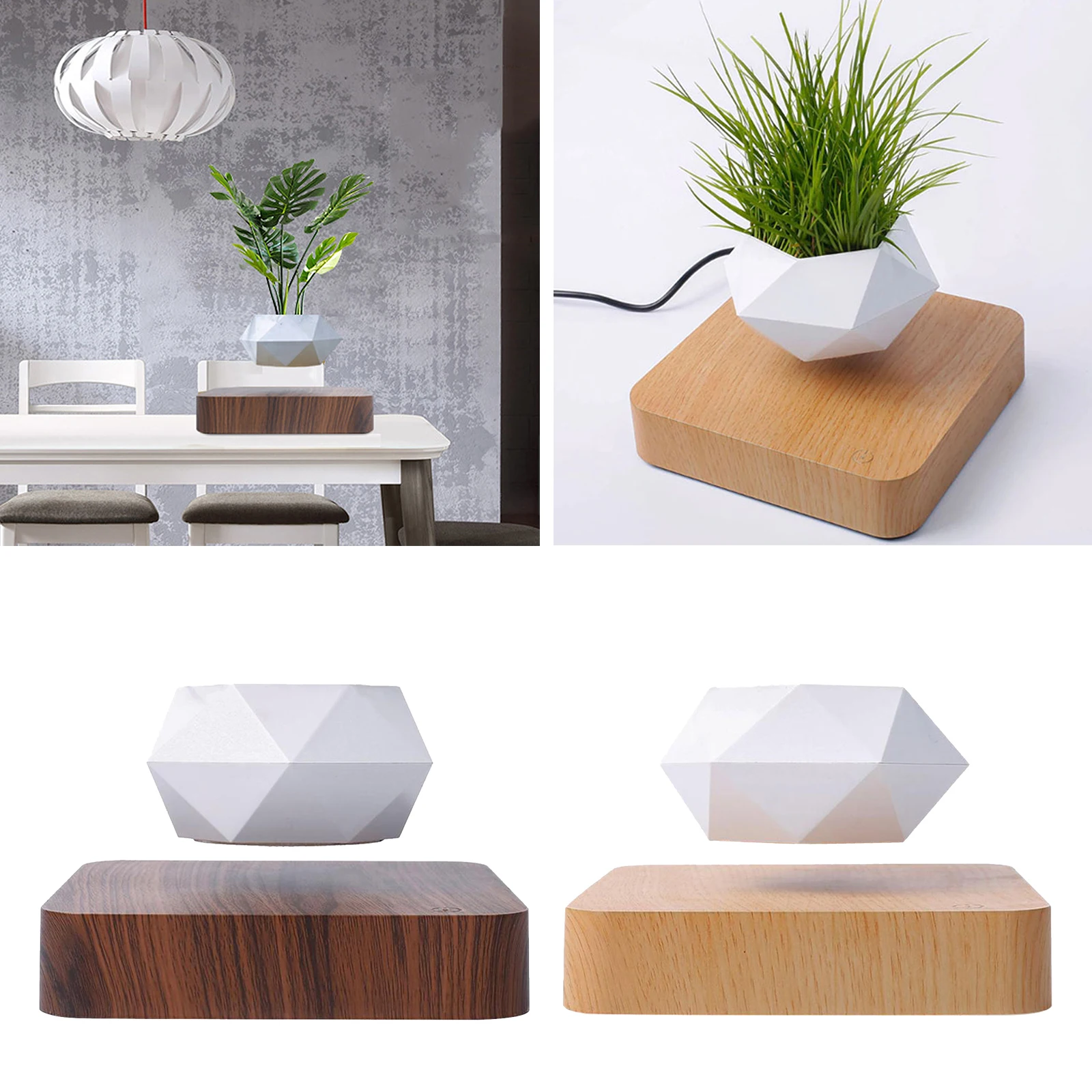 Levitating Air Bonsai Pot 360 Rotary Flower Pot Magnetic Suspension Potted Plant
Levitating Air Bonsai Pot 360 Rotary Flower Pot Magnetic Suspension Potted Plant