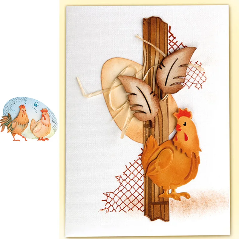 Rooster Hen Animals Metal Cutting Dies Stencil For Scrapbooking Embossing DIY Paper Card Handcrafts Handmade Templates
Rooster Hen Animals Metal Cutting Dies Stencil For Scrapbooking Embossing DIY Paper Card Handcrafts Handmade Templates