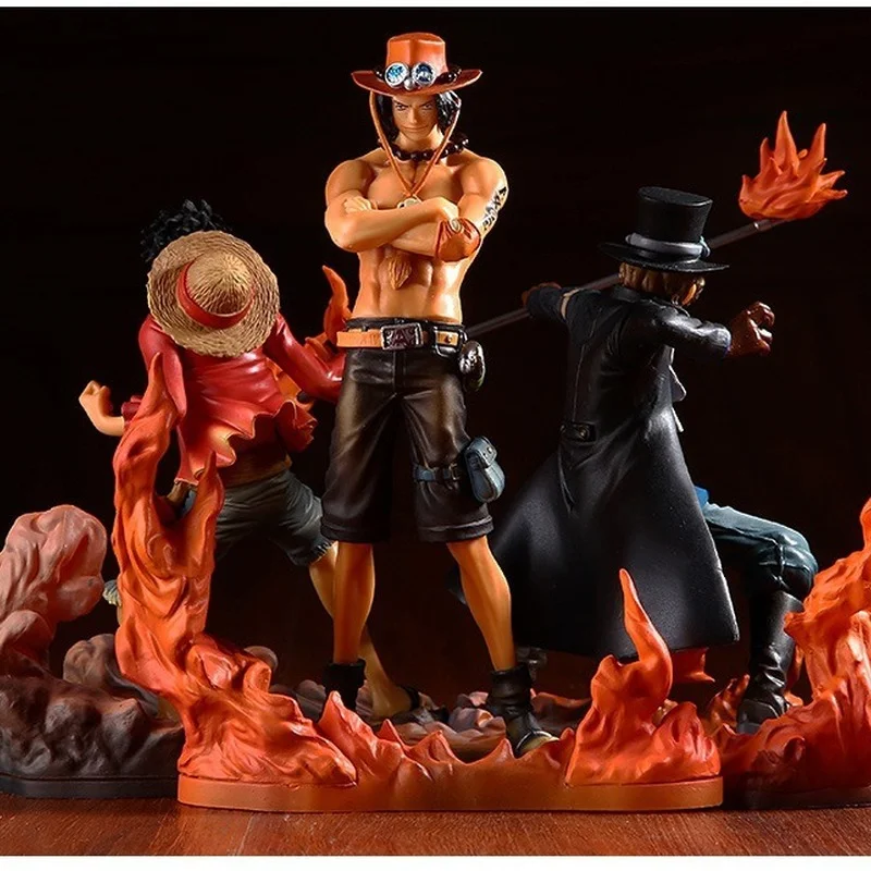 3PCS/set One Piece Anime Figurine Monkey D Luffy Ace Sabo Three Brothers Set Action Figure ASL Scene Version Series Model Toy
3PCS/set One Piece Anime Figurine Monkey D Luffy Ace Sabo Three Brothers Set Action Figure ASL Scene Version Series Model Toy