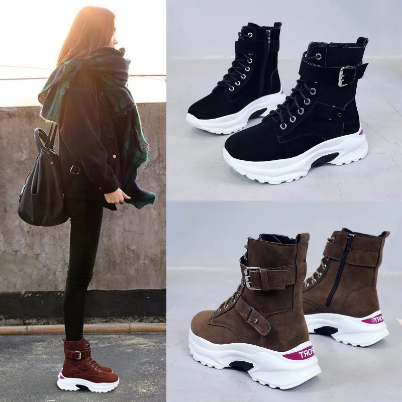 Plus Size Warm Plush Winter Boots Chunky Sneakers Ankle Boots Women Shoes Woman Lace Up Zipper Buckle Thick Sole Platform Shoes
Plus Size Warm Plush Winter Boots Chunky Sneakers Ankle Boots Women Shoes Woman Lace Up Zipper Buckle Thick Sole Platform Shoes