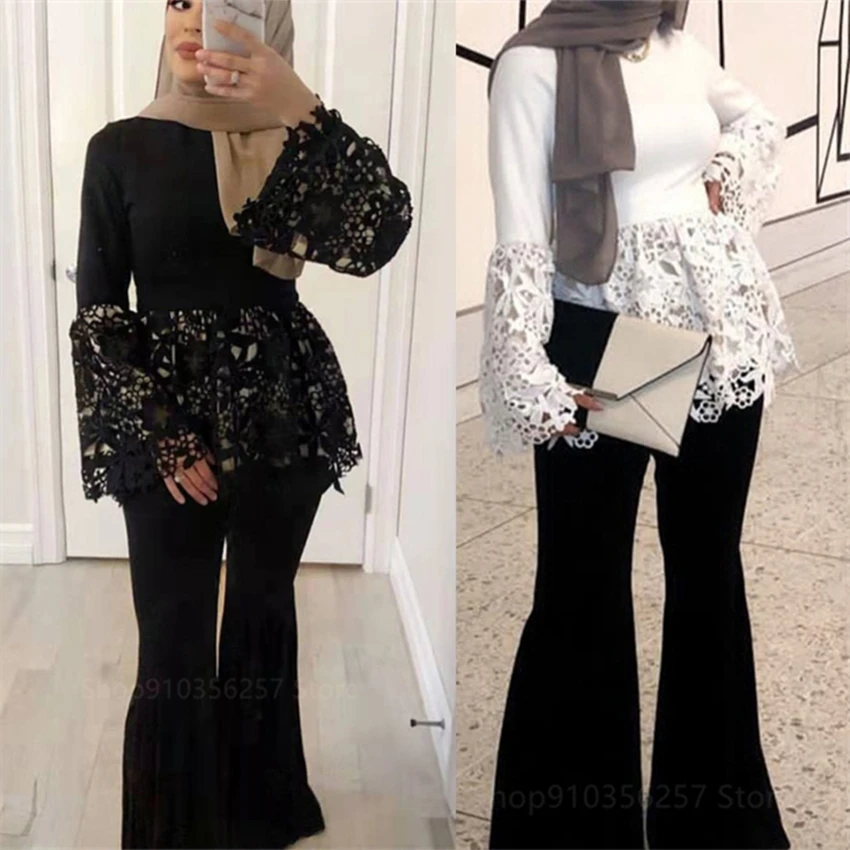 Abaya Dubai Muslim Fashion Turkey Arabic Lace Long Abayas Womens Tops Ropa Musulmana Mujer Turkish Islamic Clothing Hollow Out
Abaya Dubai Muslim Fashion Turkey Arabic Lace Long Abayas Womens Tops Ropa Musulmana Mujer Turkish Islamic Clothing Hollow Out
