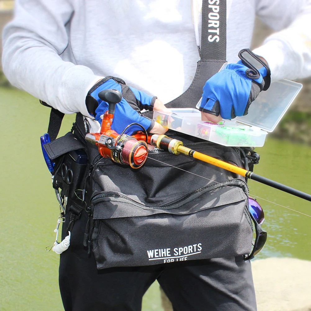 Multifunctional Fishing Bag Fishing Tackle Bags Single Shoulder Crossbody Bag Waist Pack Fish Lures Gear Utility Storage
Multifunctional Fishing Bag Fishing Tackle Bags Single Shoulder Crossbody Bag Waist Pack Fish Lures Gear Utility Storage