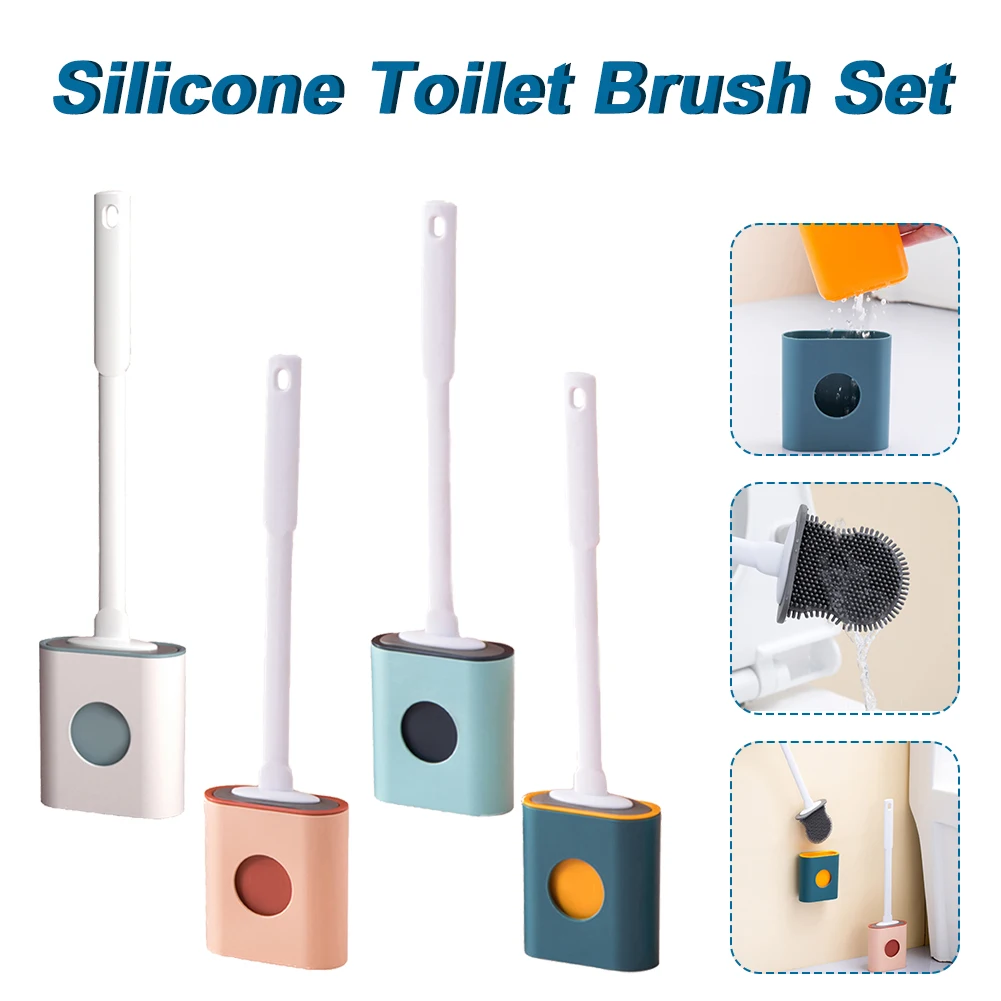 Bathroom Toilet Cleaning Tools Silicone Toilet Brush With Toilet Brush Holder Creative Cleaning Brush Set Cleaning Tools
Bathroom Toilet Cleaning Tools Silicone Toilet Brush With Toilet Brush Holder Creative Cleaning Brush Set Cleaning Tools