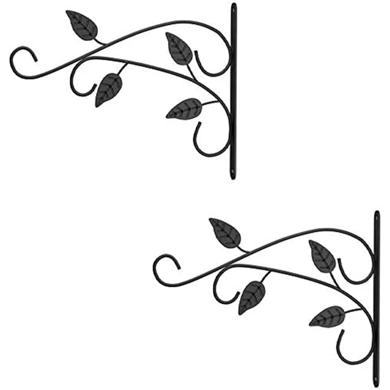 2PCS Hanging Basket Brackets Plant Hook Metal Outdoor Garden Heavy Duty Wall Hook for Planter Flower Hanger Bird Feeder
2PCS Hanging Basket Brackets Plant Hook Metal Outdoor Garden Heavy Duty Wall Hook for Planter Flower Hanger Bird Feeder
