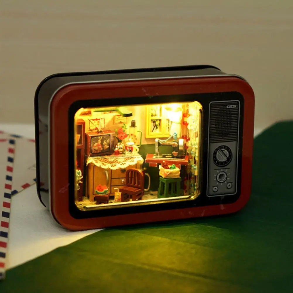 Anti-deform 1 Set Novel Exquisite Decorative Miniature House Wood Mini House Innovative for Bedroom
Anti-deform 1 Set Novel Exquisite Decorative Miniature House Wood Mini House Innovative for Bedroom