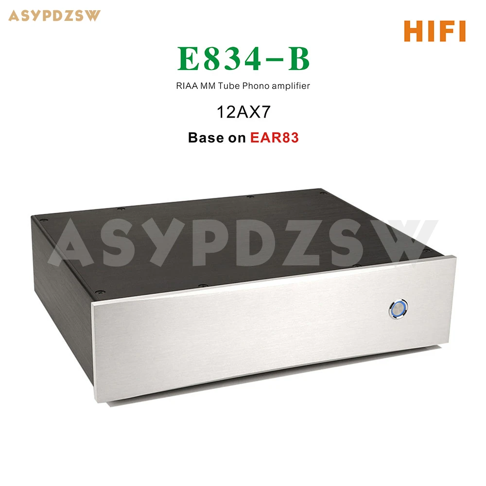 Ламповый предусилитель для телефона E834-B RIAA мм 12AX7, предусилитель для проигрывателя на схеме EAR834
Ламповый предусилитель для телефона E834-B RIAA мм 12AX7, предусилитель для проигрывателя на схеме EAR834