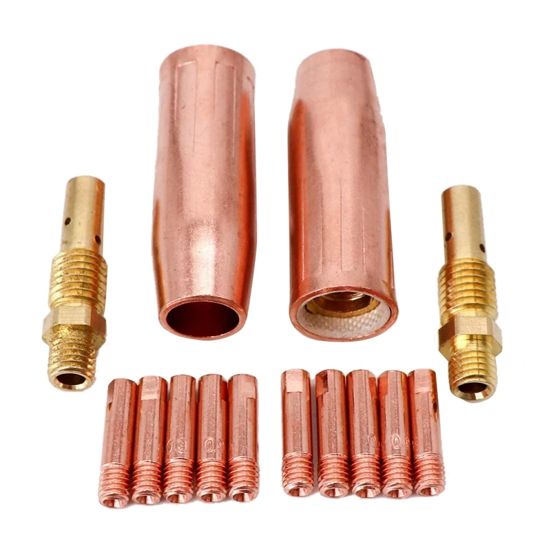 14Pcs Mig Welding Torch Accessories Kit for Tweco Mini /1 & Lincoln Magnum 100L MIG Welder Nozzle Tip Kit
14Pcs Mig Welding Torch Accessories Kit for Tweco Mini /1 & Lincoln Magnum 100L MIG Welder Nozzle Tip Kit