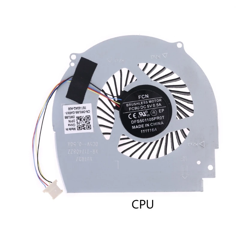 CPU GPU Cooling Fan for Dell Inspiron 7566 7567 Laptop Fan Cooler Notebook Computer Replacement Accessories
CPU GPU Cooling Fan for Dell Inspiron 7566 7567 Laptop Fan Cooler Notebook Computer Replacement Accessories