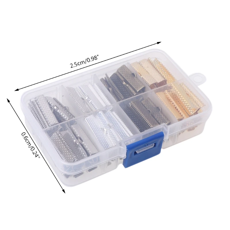 120 Ribbon Clip Clamp Cord Crimp End Clasp Cap Tip Necklace Bracelet Connector 203E
120 Ribbon Clip Clamp Cord Crimp End Clasp Cap Tip Necklace Bracelet Connector 203E