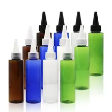 100ml High Grade Plastic Needle Tip Bottle Travel Empty PET Makeup Tools Dropper Bottle With Tip And Lid 30pcs/lot Refillable