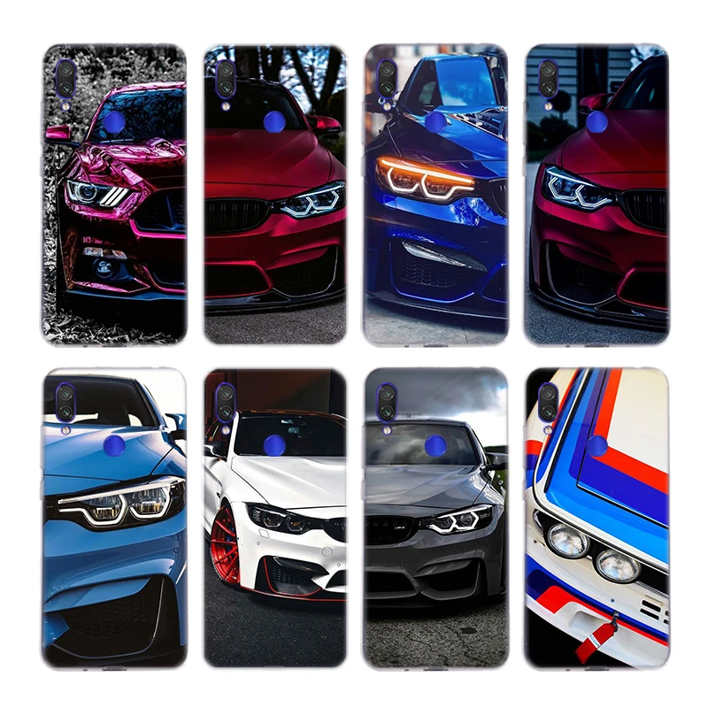 Синий и красный цвета для Bmw сумки чехол мобильного телефона Xiaomi Redmi K20 7 6A 6 5 Plus 5A 4 4A