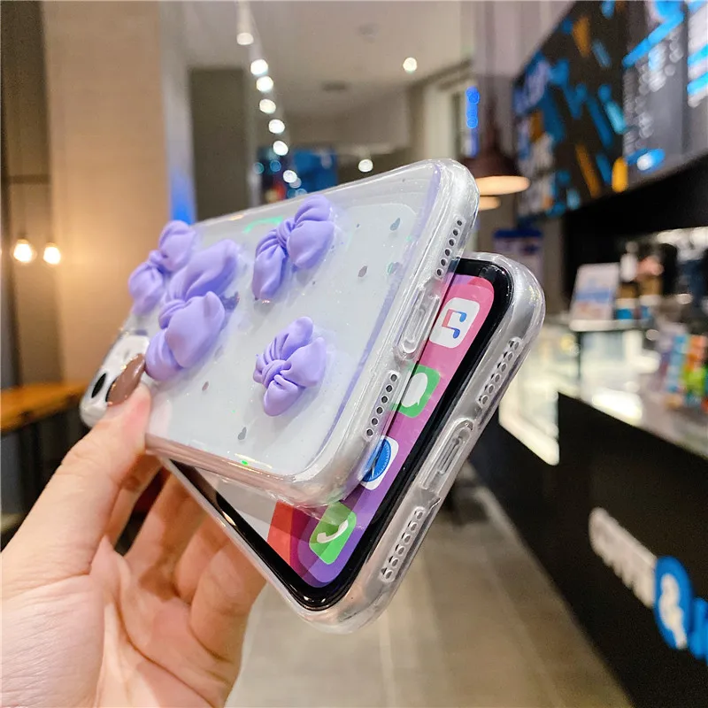 Fashion Glitter Cute Bowknot Phone Case For iPhone 11 12 Pro Max 12MINI XR XSmax XS X 6S 6 7 8 Plus SE 2020 Clear Soft TPU Cover 
Fashion Glitter Cute Bowknot Phone Case For iPhone 11 12 Pro Max 12MINI XR XSmax XS X 6S 6 7 8 Plus SE 2020 Clear Soft TPU Cover