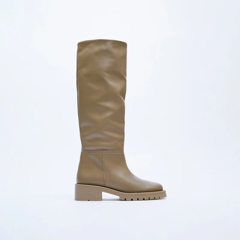 2021 Autumn Modern Boots Women Knee-high Boots Women's Shoes Round Toe Mid-length Knight Boots Zipper Long Booties Botas Mujer
2021 Autumn Modern Boots Women Knee-high Boots Women's Shoes Round Toe Mid-length Knight Boots Zipper Long Booties Botas Mujer
