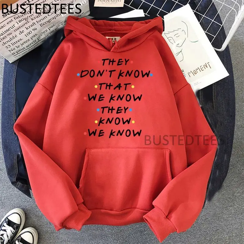 Friends Shirt They Don't Know Print Hoodies Autumn Winter Clothing Funny Aesthetics Casual Long Sleeve Fashion Women Pullovers
Friends Shirt They Don't Know Print Hoodies Autumn Winter Clothing Funny Aesthetics Casual Long Sleeve Fashion Women Pullovers