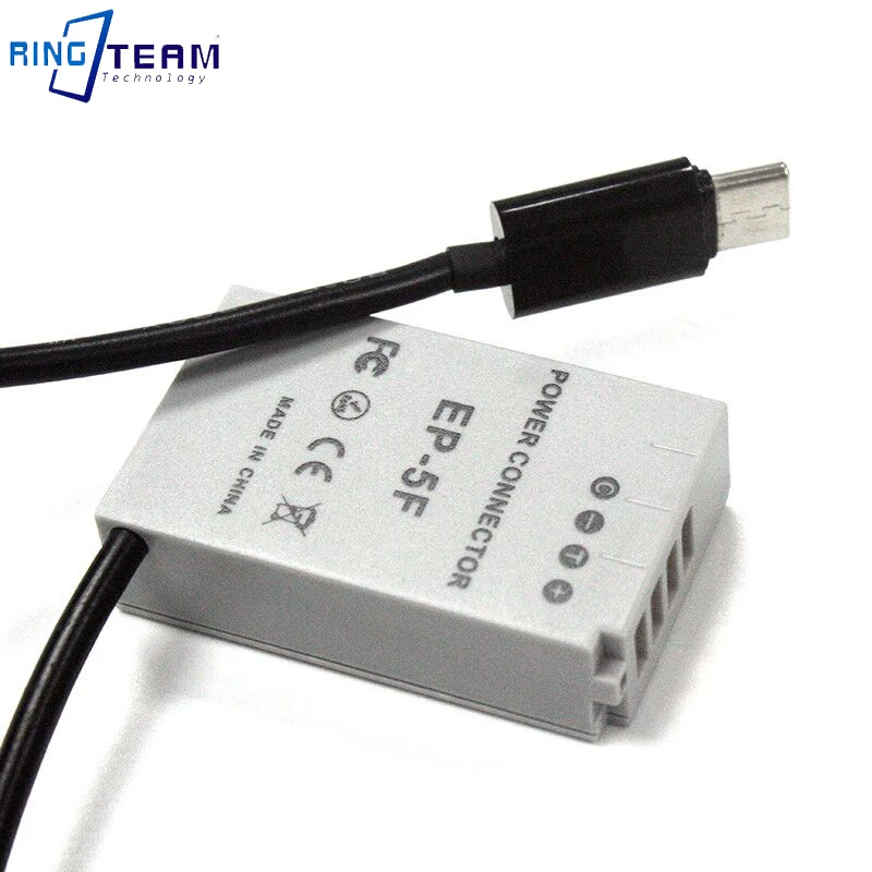 PD Power Adapter to EN-EL24 Dummy Bettery EP-5F DC Coupler for 1 J5 1-J5 1J5 Digital Cameras
PD Power Adapter to EN-EL24 Dummy Bettery EP-5F DC Coupler for 1 J5 1-J5 1J5 Digital Cameras