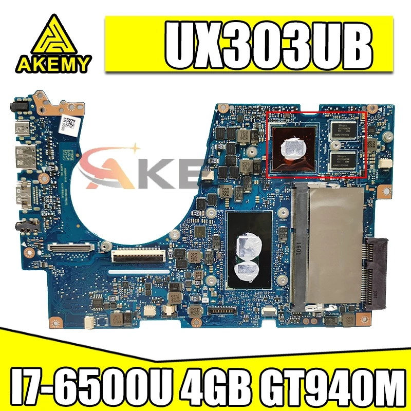 UX303UB Motherboard For ASUS UX303U UX303UA UX303UB Laptop Motherboard original I7-6500U 4GB GT940M-2G 100% Test
UX303UB Motherboard For ASUS UX303U UX303UA UX303UB Laptop Motherboard original I7-6500U 4GB GT940M-2G 100% Test