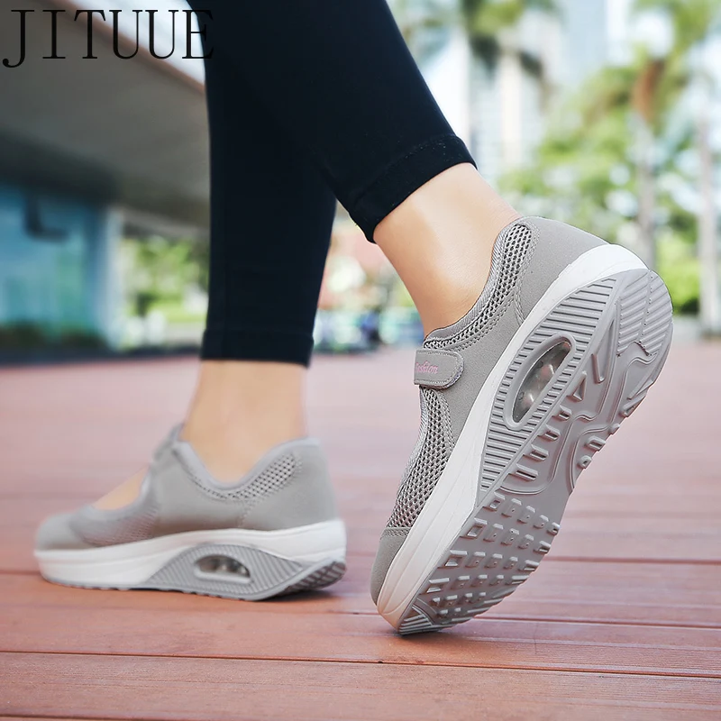 Women's Walking Shoes Lightweight Mesh Breathable Fashion Casual Shoes Air Cushion Flat Shoes
Women's Walking Shoes Lightweight Mesh Breathable Fashion Casual Shoes Air Cushion Flat Shoes