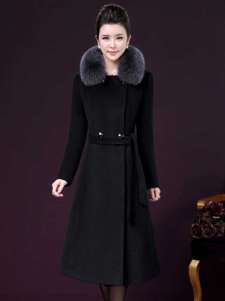 HAYBLST Brand Coat And Jackets Women 2020 Winter Korean Style Clothing Plus Size 4XL Long Sleeve Woolen Cloth Fur Collar Clothes
HAYBLST Brand Coat And Jackets Women 2020 Winter Korean Style Clothing Plus Size 4XL Long Sleeve Woolen Cloth Fur Collar Clothes