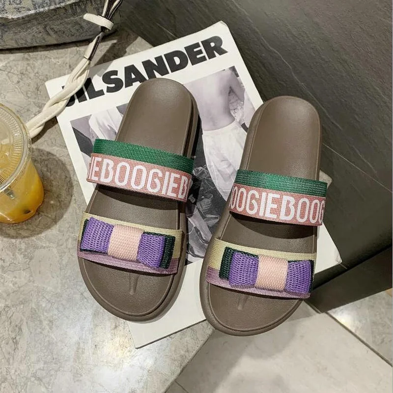2021 Summer Women's Sandals Thick-soled Bow-knot Flip-flop Sandals Casual Beach Slippers Womans Shoes Fashion Slippers Outside
2021 Summer Women's Sandals Thick-soled Bow-knot Flip-flop Sandals Casual Beach Slippers Womans Shoes Fashion Slippers Outside