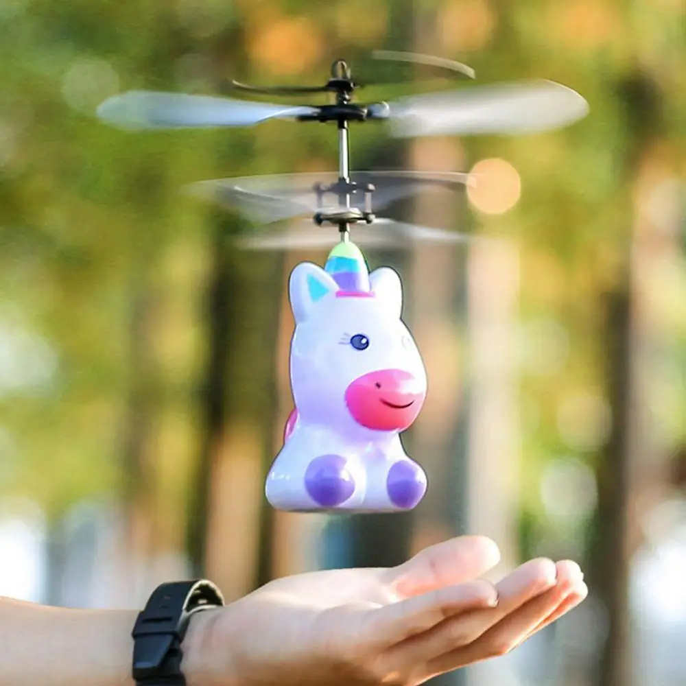 Mini Flying RC drone Unicorn helicopter Hand sensing infrared Induction Electronic Aircraft Cartoon Quadcopter Kids toys
Mini Flying RC drone Unicorn helicopter Hand sensing infrared Induction Electronic Aircraft Cartoon Quadcopter Kids toys