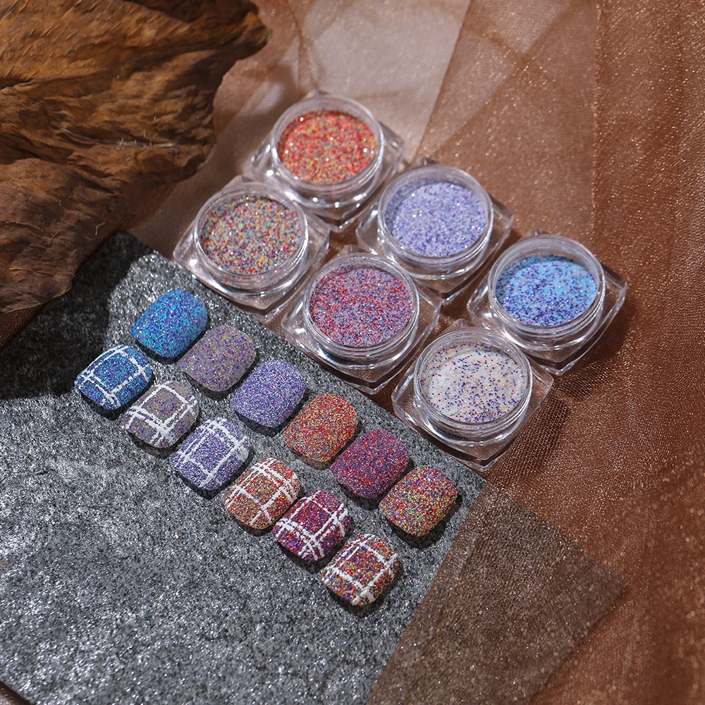 Rainbow Nail Art Powdered Sugar Suit Winter Sweater Powder Sand Pigment Dipping Lacquer Powder Nail Decoration
Rainbow Nail Art Powdered Sugar Suit Winter Sweater Powder Sand Pigment Dipping Lacquer Powder Nail Decoration