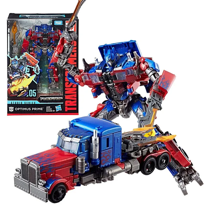 Hasbro Transformers Studio Series 05 Voyager Class Movie 2 Optimus Prime Autobot трещотка экшн-фигурка модель игрушки SS05