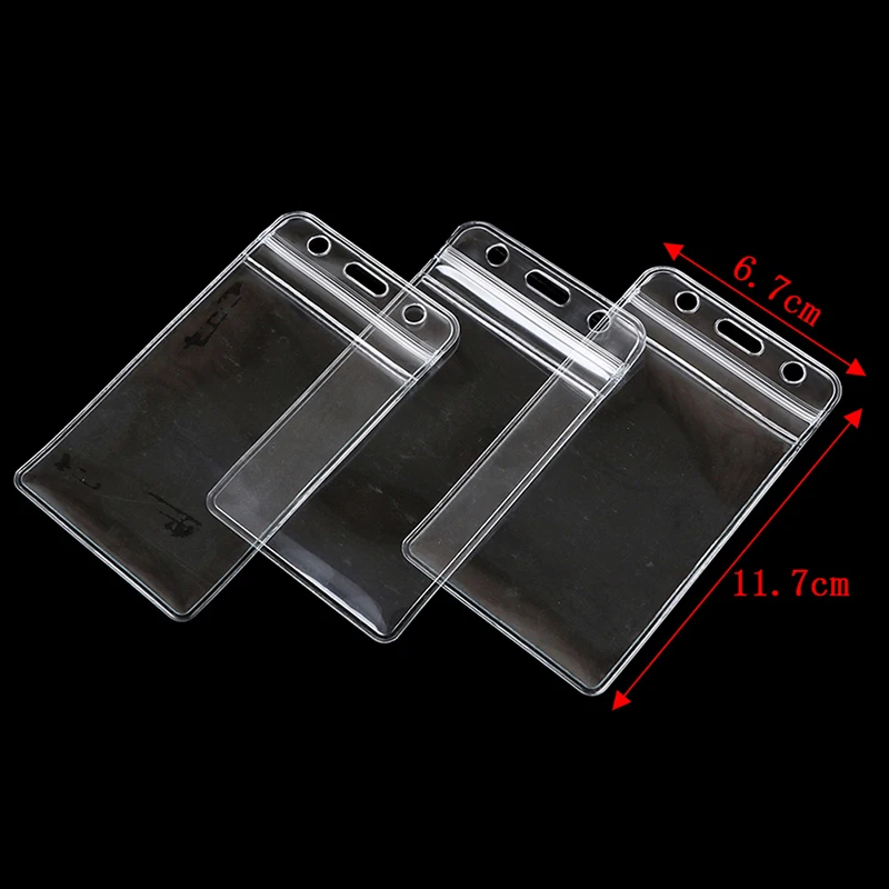 10Pcs/lot Vertical Transparent Vinyl Plastic Clears ID Card Bag Case Badge Holder Accessories Vertical ID Card Badge Holders
10Pcs/lot Vertical Transparent Vinyl Plastic Clears ID Card Bag Case Badge Holder Accessories Vertical ID Card Badge Holders