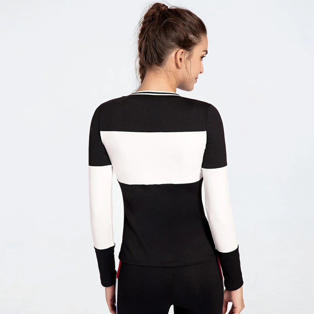 Yoga Sports Women Long Sleeve Fitness Tops Yoga Stretch Zipper Gym Clothes Autumn Women Solid Color Slim Sportswear
Yoga Sports Women Long Sleeve Fitness Tops Yoga Stretch Zipper Gym Clothes Autumn Women Solid Color Slim Sportswear