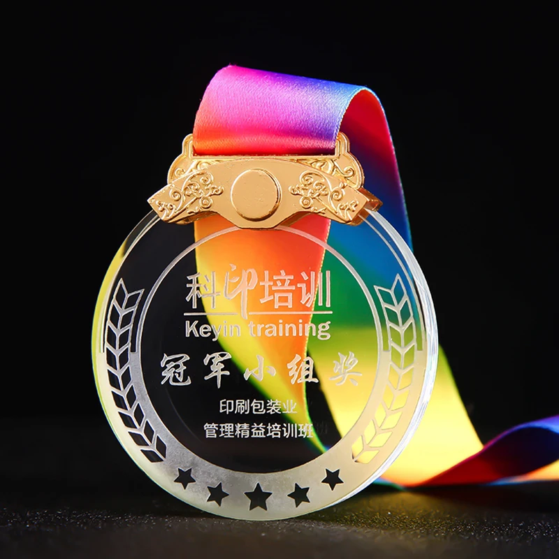 Personalized DIY Crystal Medal Glass Trophy Awards for Graduation Special Souvenir Gift
Personalized DIY Crystal Medal Glass Trophy Awards for Graduation Special Souvenir Gift