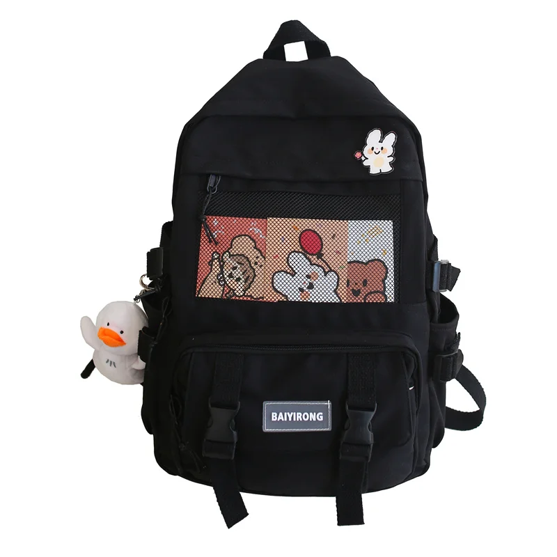 Ladies Waterproof Backpack Harajuku Large-capacity Women Backpacks for School Teenagers Girls Kawaii School Bag Bookbag Female
Ladies Waterproof Backpack Harajuku Large-capacity Women Backpacks for School Teenagers Girls Kawaii School Bag Bookbag Female