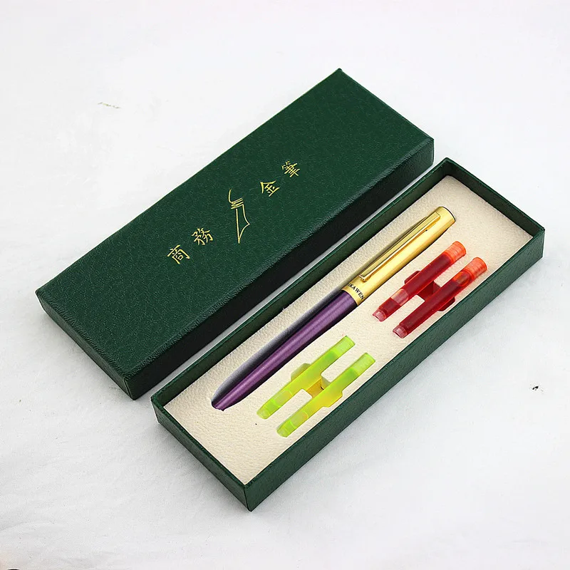 Noble Gift box fountain pen all total 7 colors with gift ink capsules and pen pouch luxury metal ink pen free shipping
Noble Gift box fountain pen all total 7 colors with gift ink capsules and pen pouch luxury metal ink pen free shipping