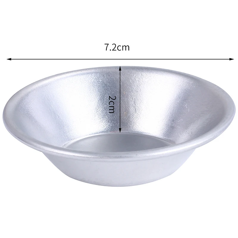 

1pcs Reusable Silver Stainless Steel Cupcake Egg Tart Mold Cookie Pudding Mould Nonstick Cake Egg Baking Mold Pastry Tools