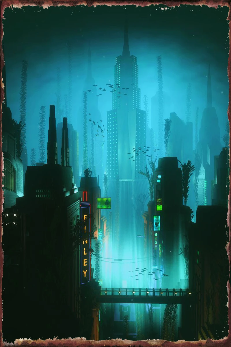 City of Rapture Tin Sign Tin Plates Wall Decor Room Decoration Retro Vintage Metal Sign For Art Cafe Pub Home Club Man Cave
City of Rapture Tin Sign Tin Plates Wall Decor Room Decoration Retro Vintage Metal Sign For Art Cafe Pub Home Club Man Cave
