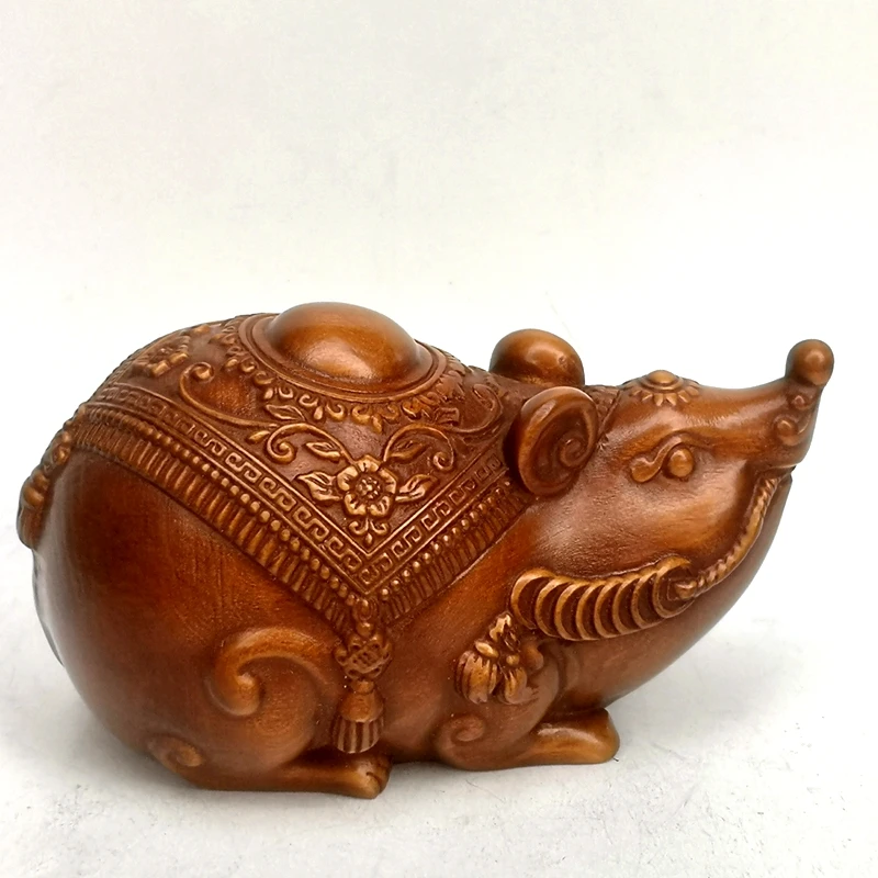 YIZHU CULTUER ART Collected China Old Boxwood Hand Carved Propitious Mouse Statue Family Decorated
YIZHU CULTUER ART Collected China Old Boxwood Hand Carved Propitious Mouse Statue Family Decorated
