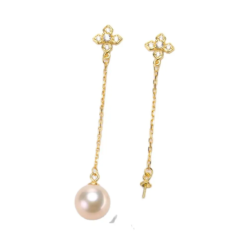 925 Sterling Silver Plating Earrings Pearl Earrings Accessories Findings Earrings Jewelry Parts Fittings Mountings DIY Girl Gift
925 Sterling Silver Plating Earrings Pearl Earrings Accessories Findings Earrings Jewelry Parts Fittings Mountings DIY Girl Gift