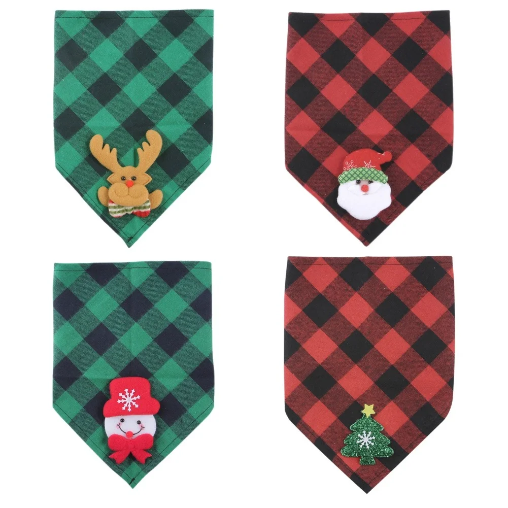 Christmas Dog Cat Bandanas Scarf Adjustable Dogs Cats Bibs Triangle Bibs Bow Ties Holiday Pet Grooming Accessories
Christmas Dog Cat Bandanas Scarf Adjustable Dogs Cats Bibs Triangle Bibs Bow Ties Holiday Pet Grooming Accessories