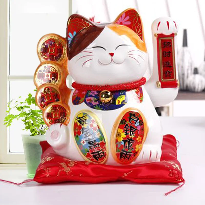 Crafts ceramic Fortune Cat battery hand operated Fortune Cat desk front desk opening gift
Crafts ceramic Fortune Cat battery hand operated Fortune Cat desk front desk opening gift