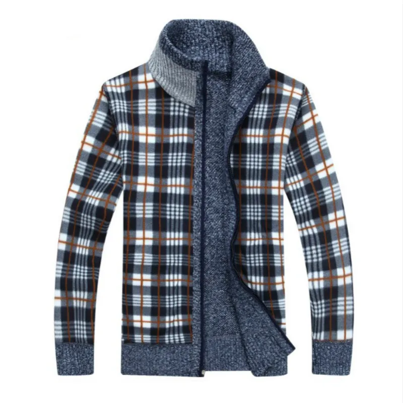 Men's Knitted Winter Thick Sweater Coat Off White Long Sleeve Cardigan Fleece Full Zip Male Causal Plus Size Clothing for Autumn
Men's Knitted Winter Thick Sweater Coat Off White Long Sleeve Cardigan Fleece Full Zip Male Causal Plus Size Clothing for Autumn